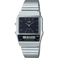 orologio digitale casio vintage in acciaio