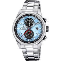 orologio in acciaio da uomo cronografo festina 