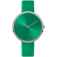 orologio jacques lemans in acciaio e pelle verde
