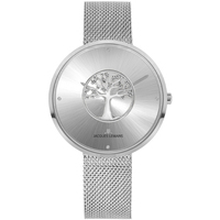 orologio jacques lemans in maglia mesh silver