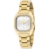 orologio liu jo in acciaio gold con cristalli