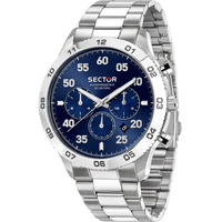 orologio multifunzione da uomo in acciaio sector