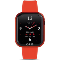 orologio smartwatch ops objects call rosso