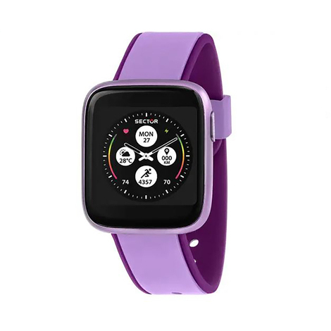 Orologio smartwatch viola Sector S-04 Colours 