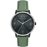 orologio solo tempo acciaio e pelle uomo ax