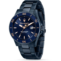 orologio solo tempo da uomo in acciaio maserati