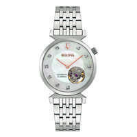 orologio solo tempo donna bulova automatic aerojet 96p222