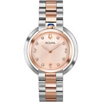 orologio solo tempo donna bulova rubaiyat 98p174