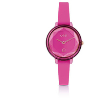 orologio solo tempo donna ops watch diamond fucsia