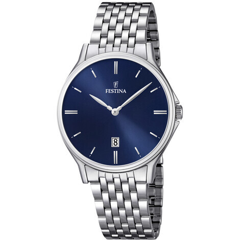Orologio solo tempo uomo Festina Acero Clasico