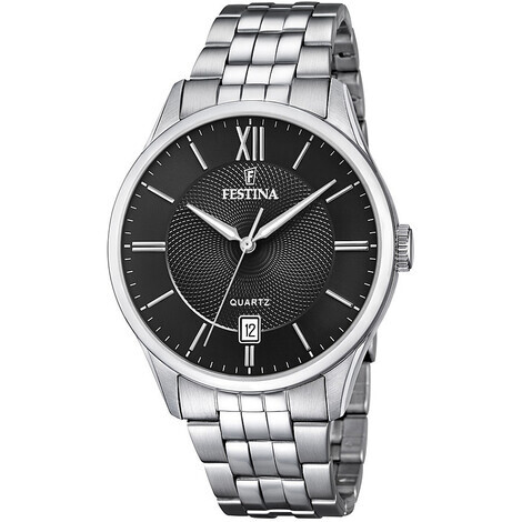 Orologio solo tempo uomo Festina Acero Clasico