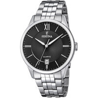 orologio solo tempo uomo festina acero clasico f20425/3