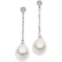 orecchini perle con diamanti