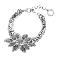 bracciale con cristalli e strass