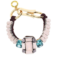 bracciale ottaviani con cristalli, strass, perline