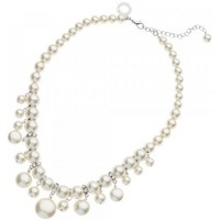 collana con perle di vetro