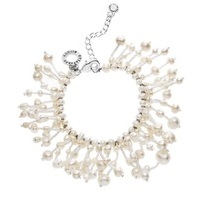 bracciale con perle e perline