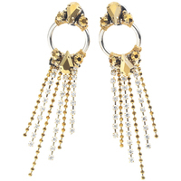 orecchini ottaviani con cristalli,perline e strass