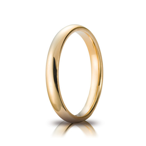 Fede in oro giallo 18kt - 3mm