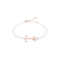 bracelet anchor spirit pearl ip rg