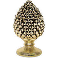 pigna valenti color oro con base in argento325