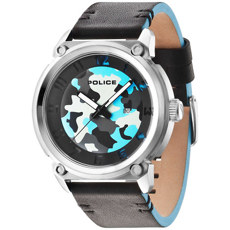Orologio analogico Police Armor-X Camouflage blu