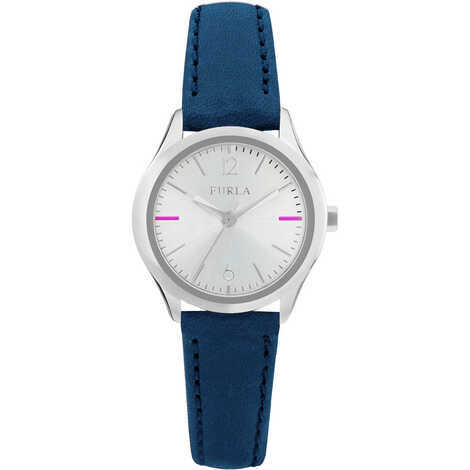 Orologio da donna in acciaio con cint. in pelle
