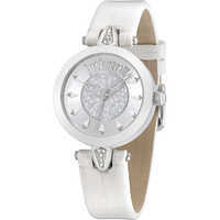 just florence 3h white dial white strap