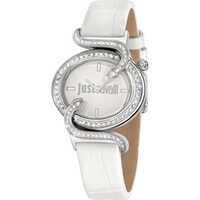 sin 2h silver dial white strap