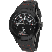 corsa 3h black dial black strap
