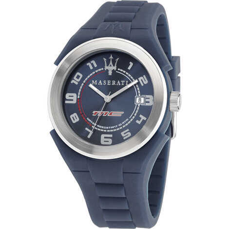 Orologio uomo in acciaio e silicone