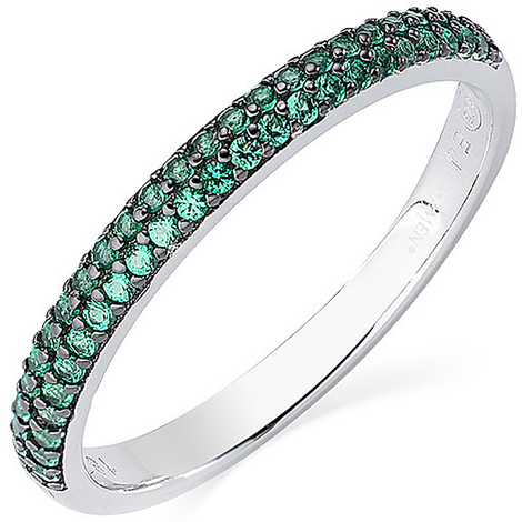 Anello Amen in argento e zirconi