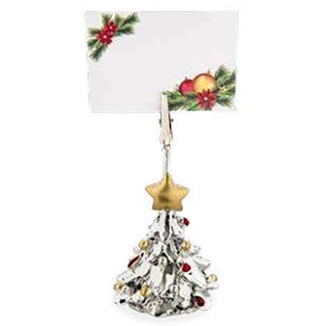 Segnaposto albero di Natale Moda Argenti