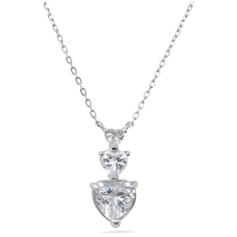 Set girocollo+orecchini a forma di cuore SarniOro