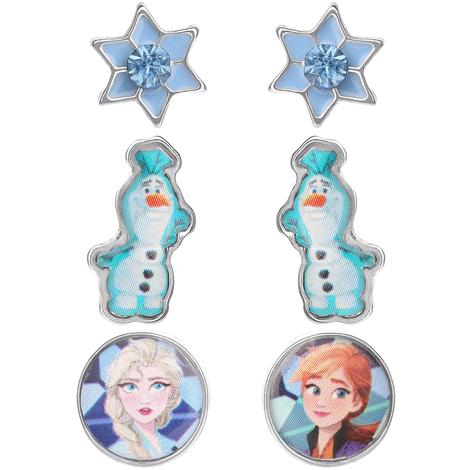 Set Orecchini Disney Frozen Anna e Elsa