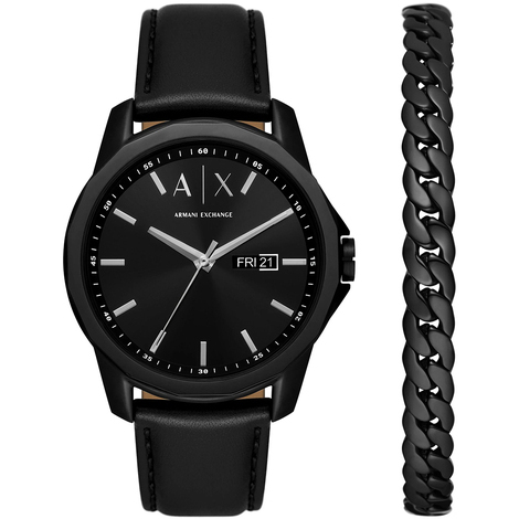 Orologio armani exchange nero on sale