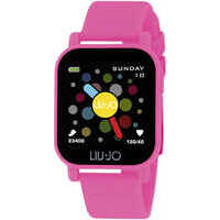 smartwatch liu jo in acciaio e silicone fucsia