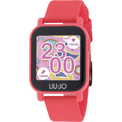 Smartwatch Liu Jo in acciaio e silicone rosso