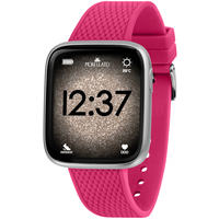 smartwatch morellato in acciaio e silicone fucsia