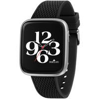 smartwatch morellato in acciaio e silicone nero