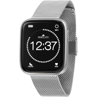 smartwatch morellato in acciaio silver maglia mesh