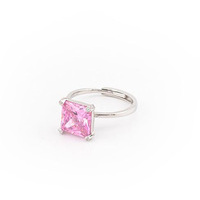 solitario argento925 rosa feelings jewels