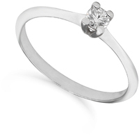 solitario in oro 9kt lab grown diamond ct 0.15