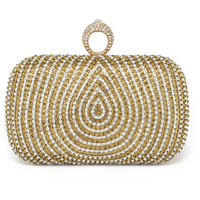 pochette sognami cerimonia in mettallo e pietre