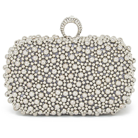 Pochette Sognami Cerimonia in metallo e perle