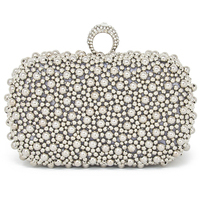 pochette sognami cerimonia in metallo e perle