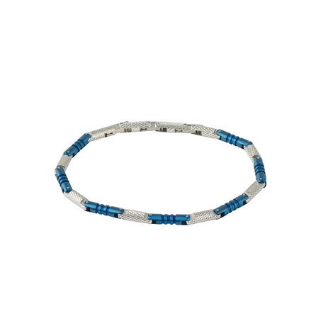 Bracciale Sognami Uomo in acciaio e Ip Blue
