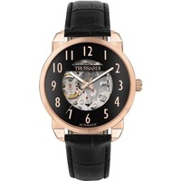t-city 40mm auto black dial black st