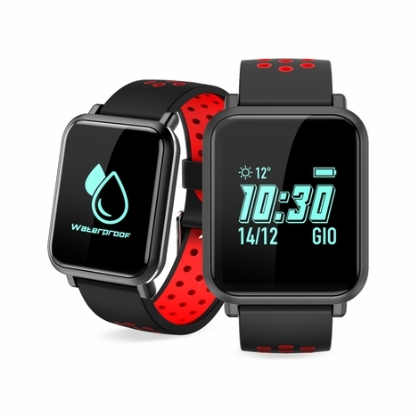 SMARTWATCH TECHWATCHS1 ROSSO
