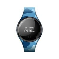 smart bracelet camouflage blu